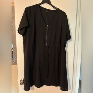SHEIN Curve Black Dress with Zipper